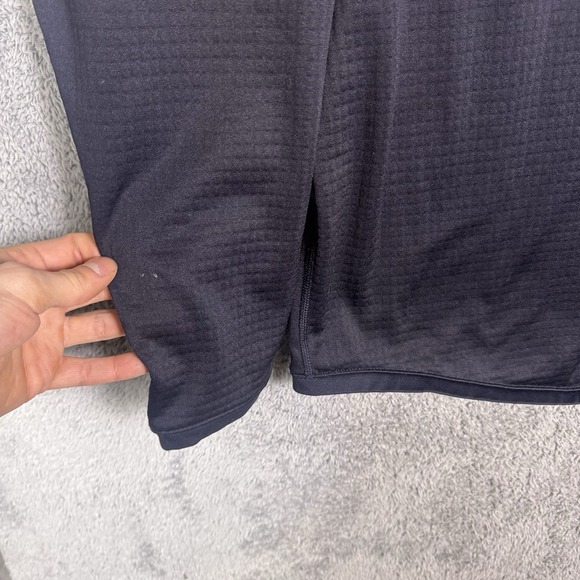 Jordan Michigan Wolverines Sweatshirt Men XL Grid Fleece Stitched Logos Pullover - Picture 5 of 12